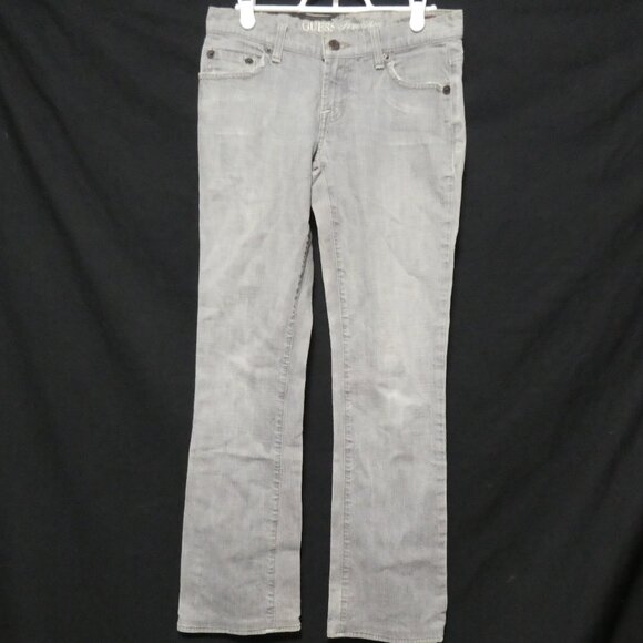 GUESS PREMIUM | size 24 | Dream | Stretch | Grey Classic Straight Denim / Jeans - Picture 1 of 14